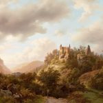 Koekkoek’s painting View of the Castle of Larochette