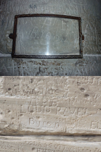 Lord Byron’s Autograph at the Castle of Chillon